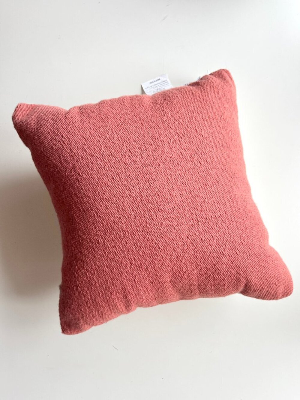 NWT POTTERY BARN Farmhouse Coral Pink 20" x 20" Outdoor Throw Pillow